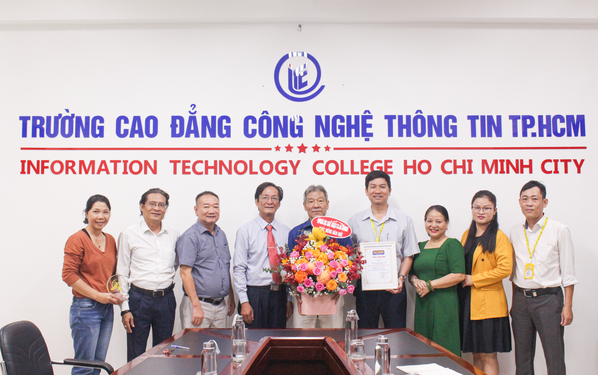 Hội Giáo dục nghề nghiệp TP.HCM đến thăm và làm việc với Trường Cao đẳng Công nghệ thông tin TP.HCM (ITC)