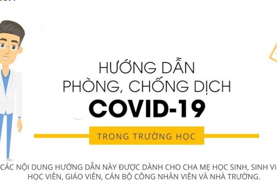 Thông báo số 70 về triển khai phòng chống dịch COVID-19 trong nhà trường