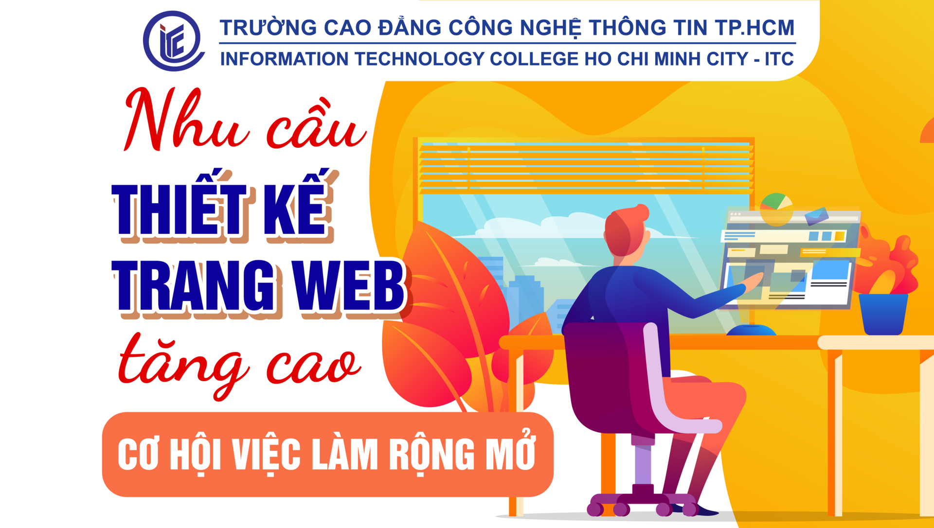 Nhu cầu Thiết kế trang web tăng cao, cơ hội việc làm rộng mở