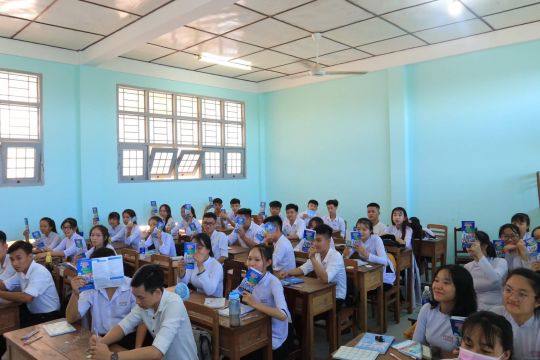 ITC "phải lòng" các bạn học sinh lớp 12 ở tỉnh Bến Tre