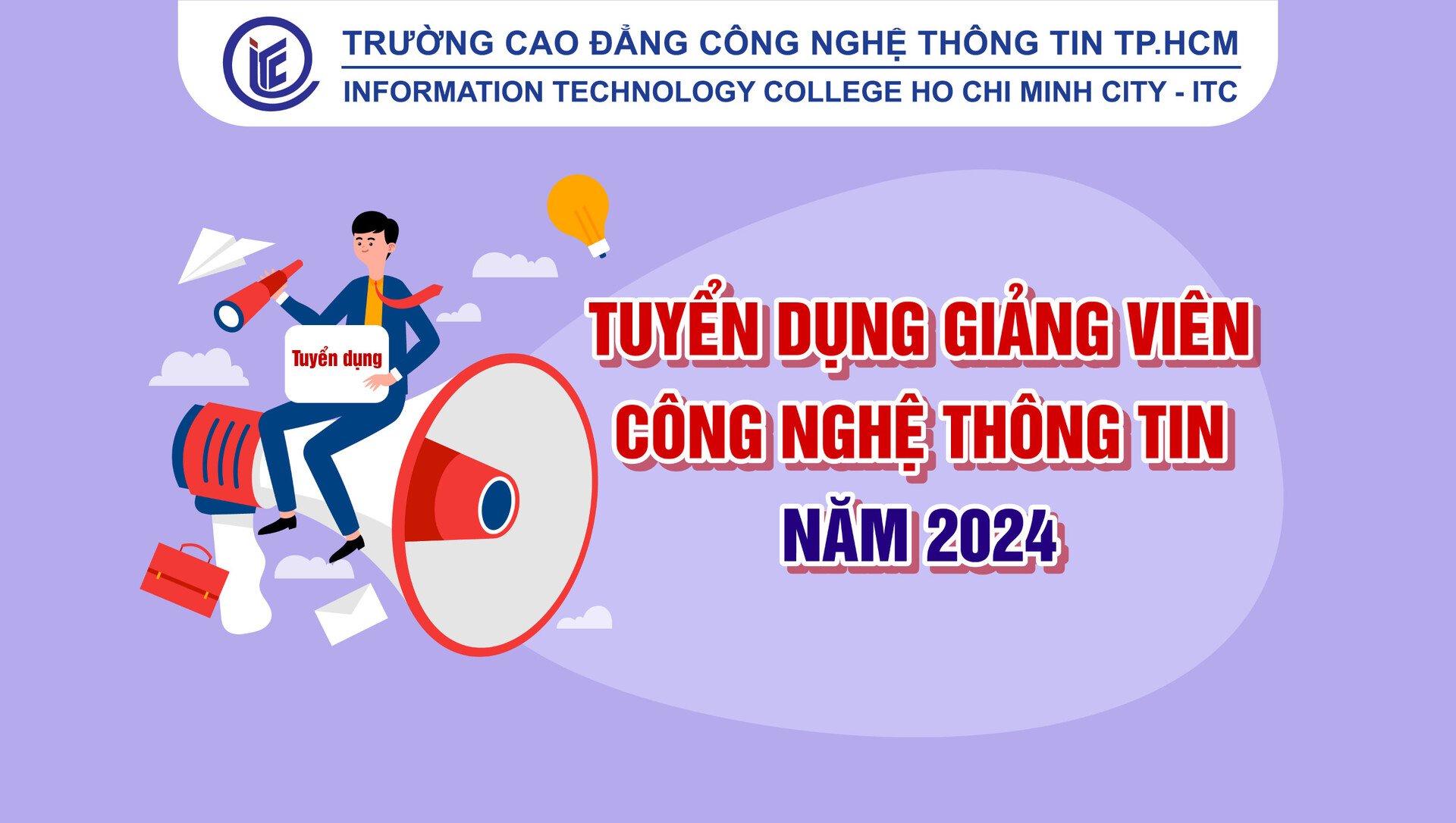 Thông báo tuyển dụng Giảng viên Công nghệ Thông tin năm 2024