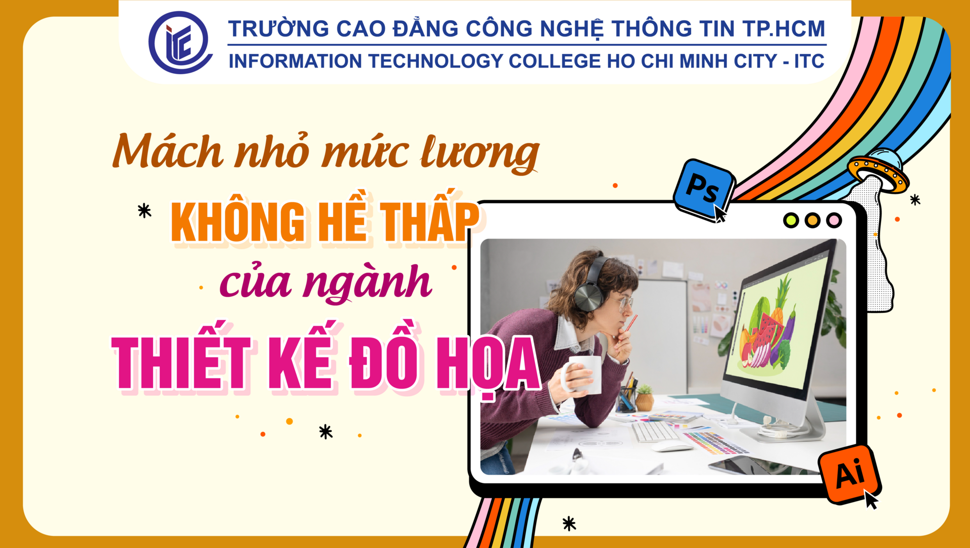 Mách nhỏ mức lương không hề thấp của ngành Thiết kế đồ họa