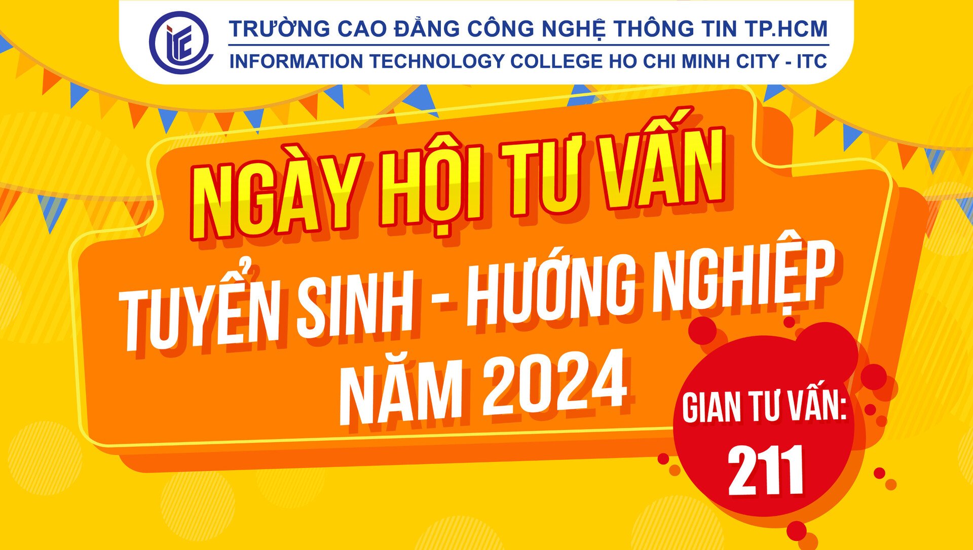 Tham gia Ngày hội Tư vấn Tuyển sinh - Hướng nghiệp tại TP.HCM cùng ITC vào ngày 03/03/2024