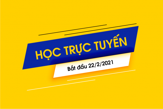 TB Về việc dạy học trực tuyến (online) cho học sinh, sinh viên