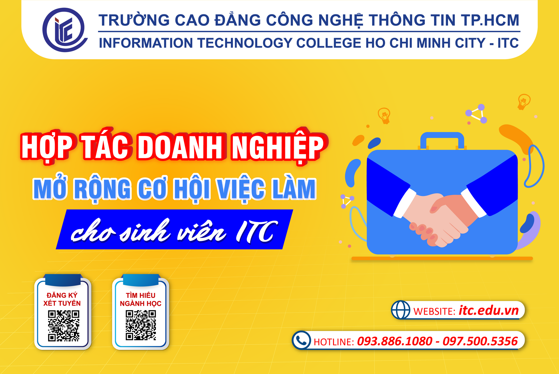 Hợp tác doanh nghiệp - mở rộng cơ hội việc làm cho sinh viên ITC