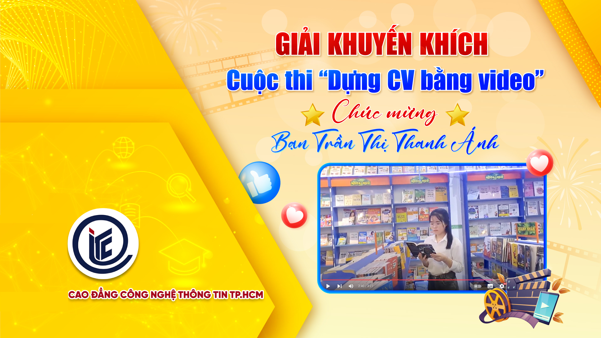 Cuộc thi dựng CV bằng video - Trần Thị Thanh Ánh - QT Digital Marketing - Giải Khuyến khích