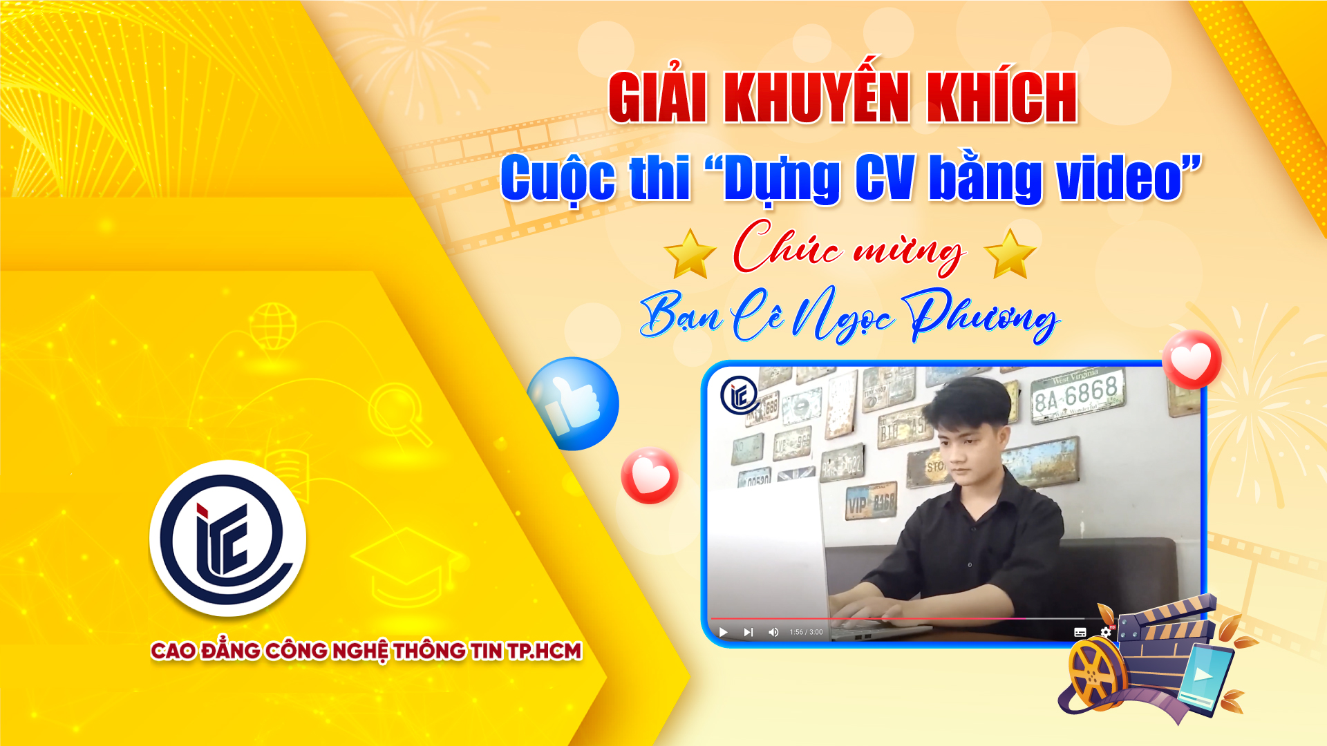 Cuộc thi dựng CV bằng video - Lê Ngọc Phương - QT Digital Marketing - Giải Khuyến khích