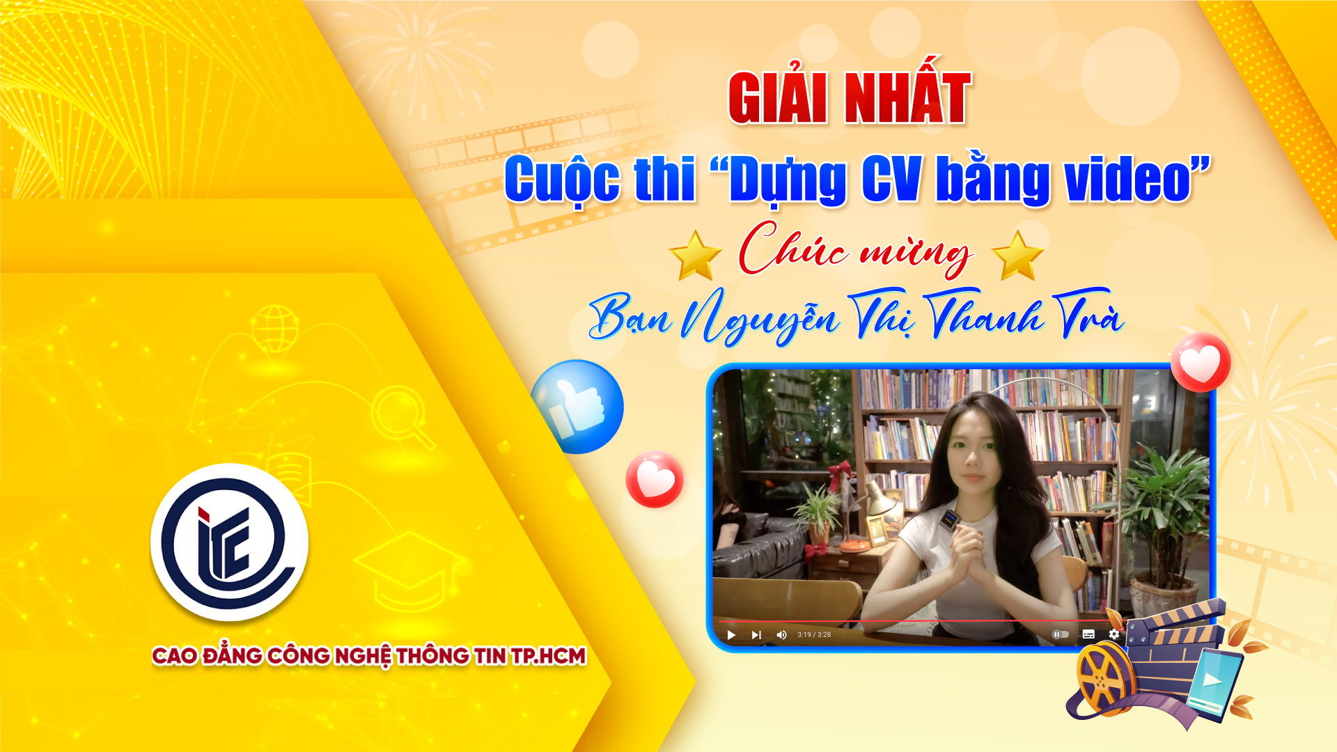 Cuộc thi dựng CV bằng video - Nguyễn Thị Thanh Trà - QT Digital Marketing - Giải Nhất|