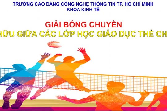 THÔNG BÁO TỔ CHỨC GIẢI BÓNG CHUYỀN GIAO HỮU GIỮA CÁC LỚP HỌC GIÁO DỤC THỂ CHẤT KHÓA 19