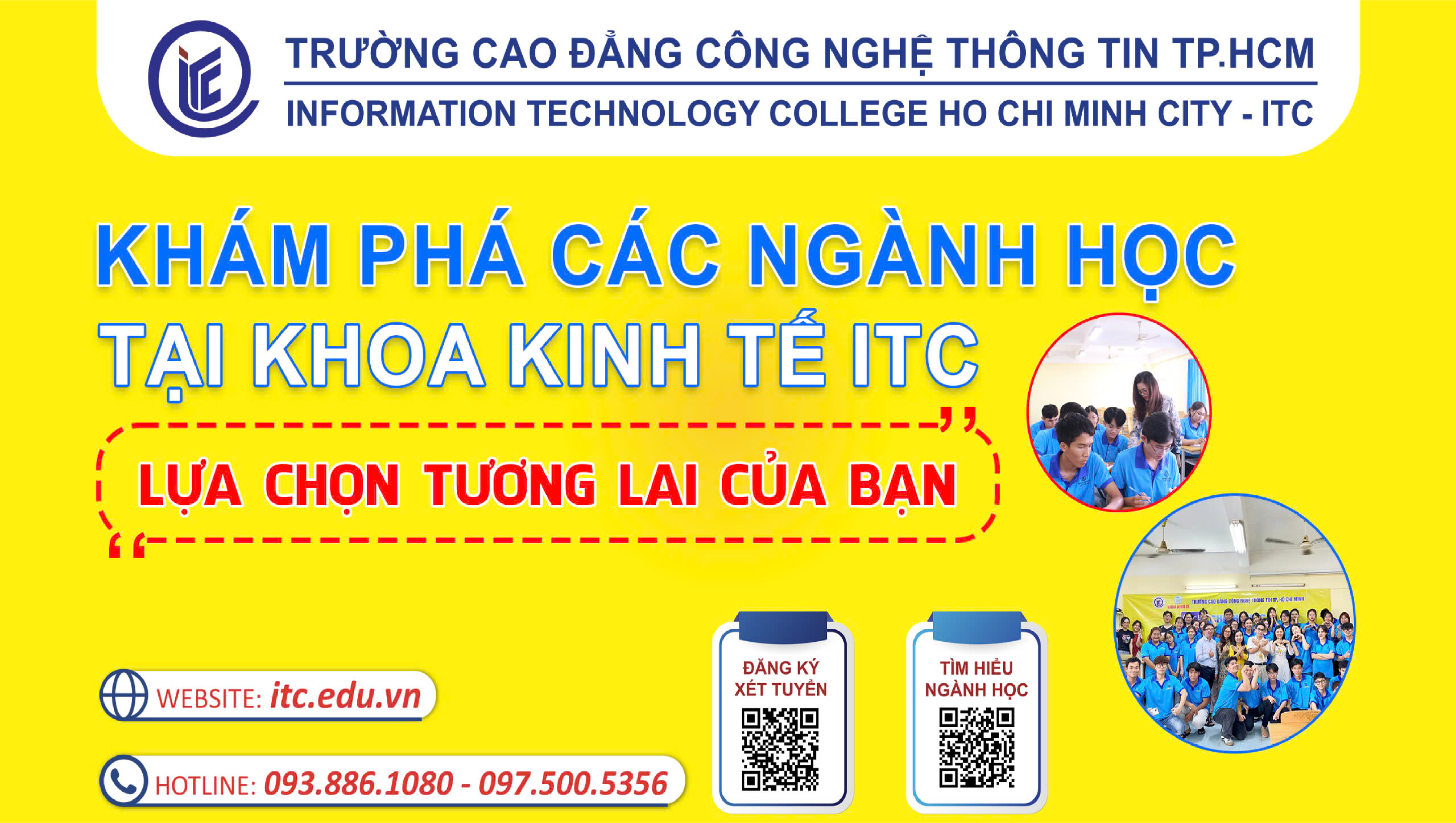 Khám phá các ngành học tại Khoa Kinh tế ITC: Lựa chọn tương lai của bạn