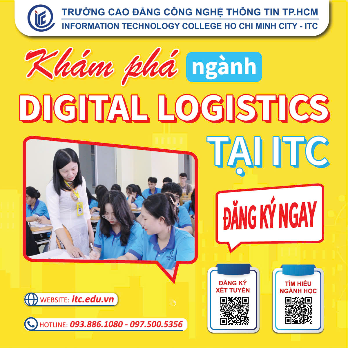 Khám phá ngành Digital Logistics tại ITC – Mở rộng cơ hội nghề nghiệp