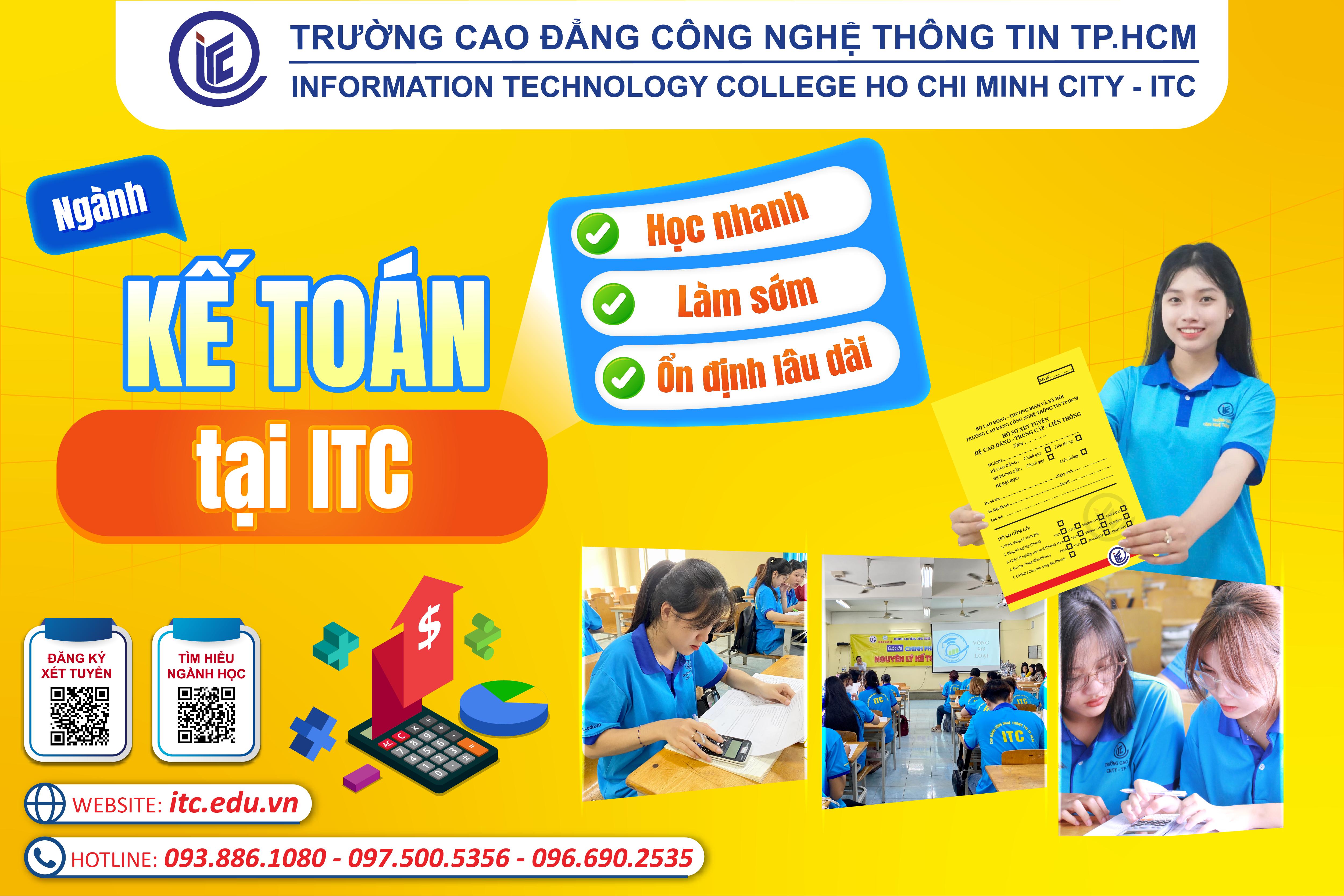 Ngành Kế toán tại ITC: Học nhanh – Làm sớm – Ổn định lâu dài
