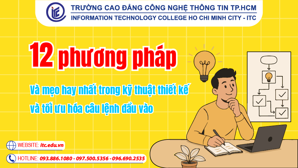 12 phương pháp và mẹo hay nhất trong kỹ thuật thiết kế và tối ưu hóa câu lệnh đầu vào