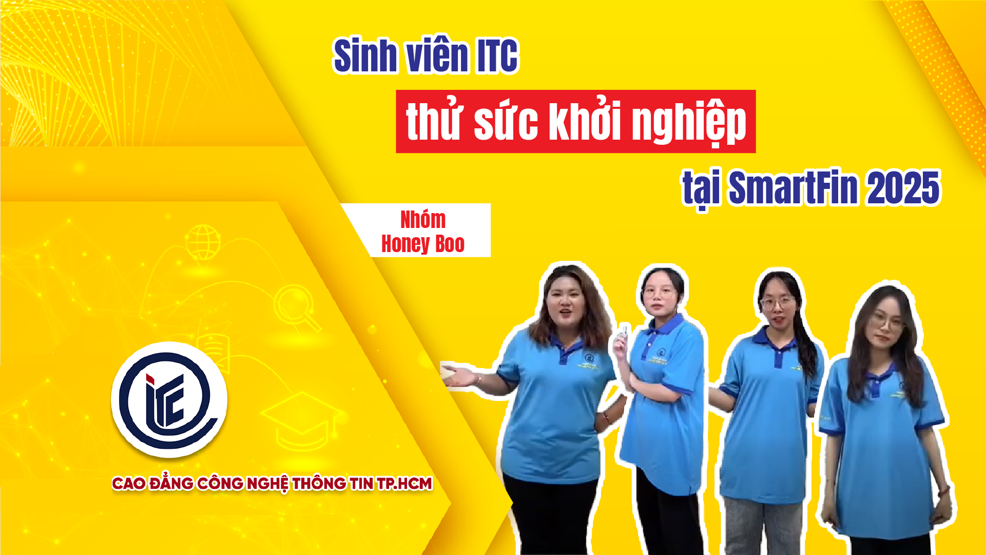 Nhóm Honey Boo “khuấy động” SmartFin 2025 với ý tưởng kinh doanh trà sữa và trà trái cây