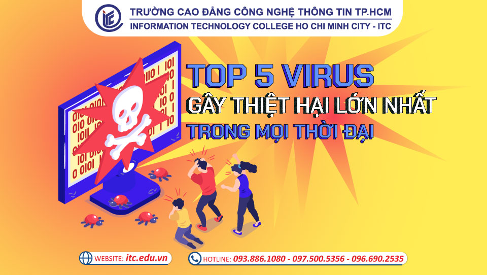 Top 5 virus gây thiệt hại lớn nhất trong mọi thời đại