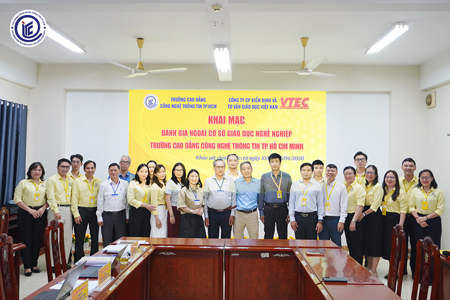 Lễ khai mạc đánh giá ngoài cơ sở giáo dục nghề nghiệp tại ITC năm 2026