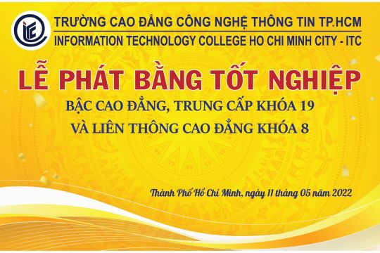 Thông báo danh sách Học sinh Sinh viên dự lễ tốt nghiệp ngày 11/5/2022 và quy trình Sinh viên nhận bằng tốt nghiệp.