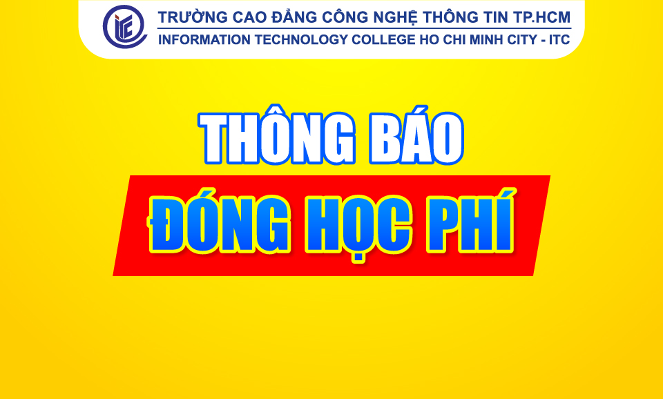 Thông báo về việc nộp học phí các hệ khóa 25 học kỳ 1 năm học 2026 - 2027