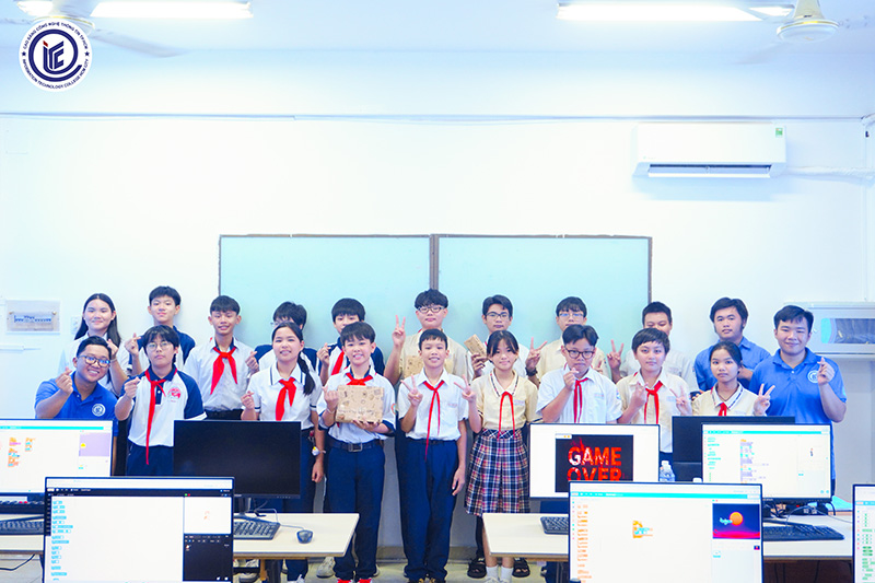 Học sinh THCS trải nghiệm AI tại ITC: Từ ý tưởng đến sản phẩm sáng tạo