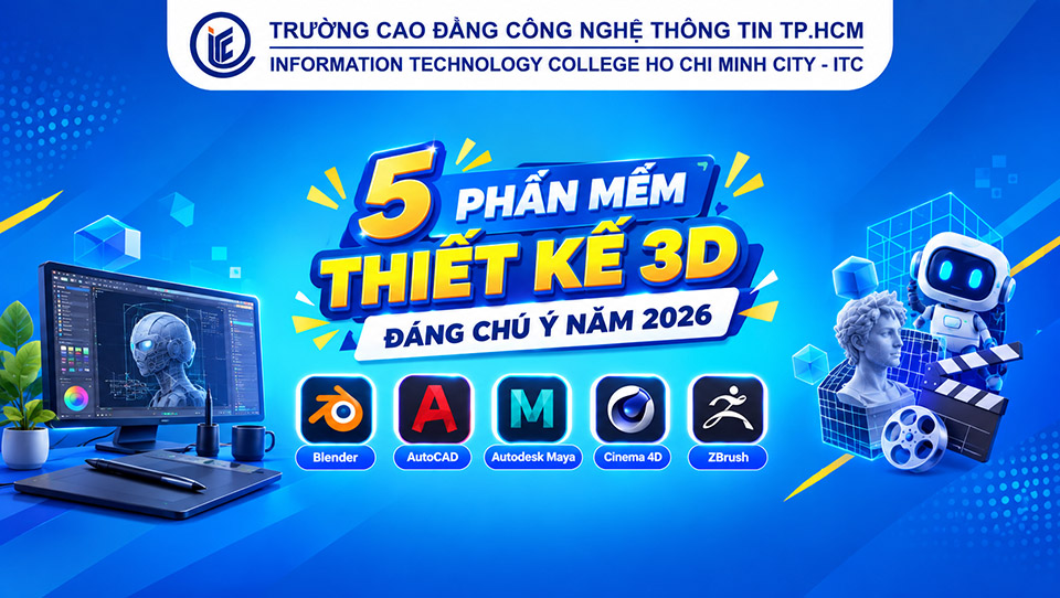 Các phần mềm thiết kế 3D đáng chú ý trong năm 2026