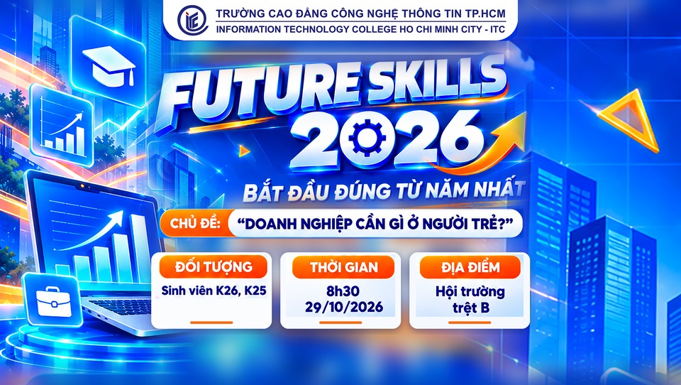 FUTURE SKILLS 2026 – Bắt đầu đúng từ năm nhất: “Doanh nghiệp cần gì ở người trẻ?”