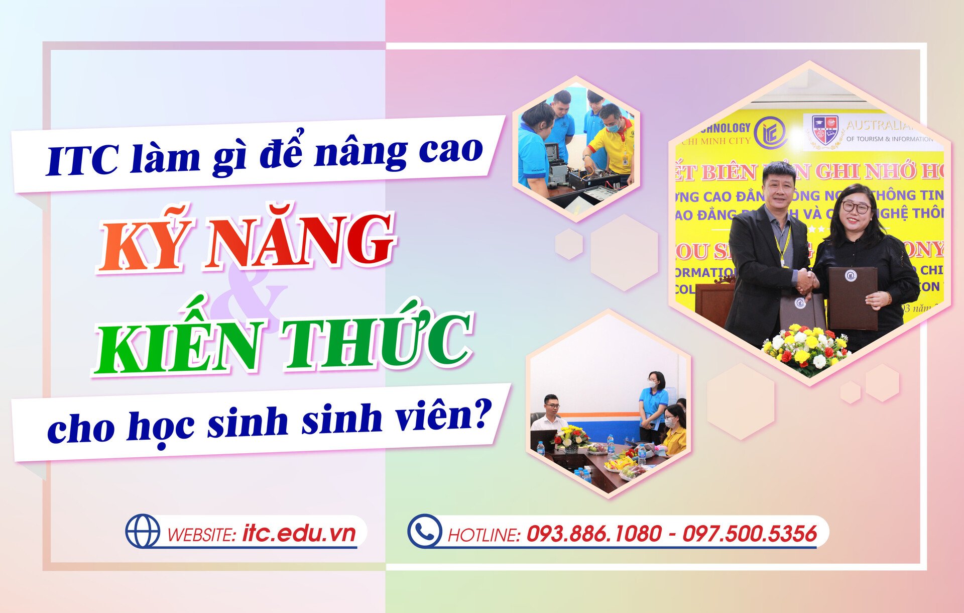 ITC làm gì để nâng cao kỹ năng và kiến thức cho học sinh sinh viên?