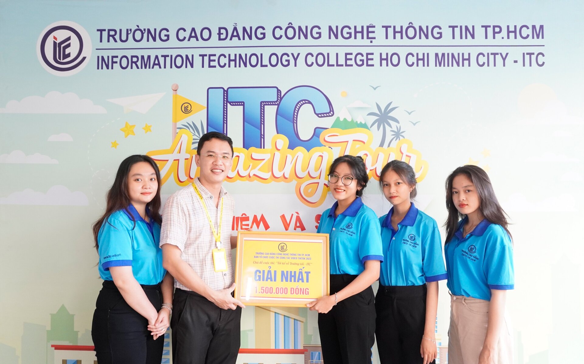 Trao giải cuộc thi sáng tạo video tiktok chủ đề: "Tôi Kể Về Trường Tôi - ITC"