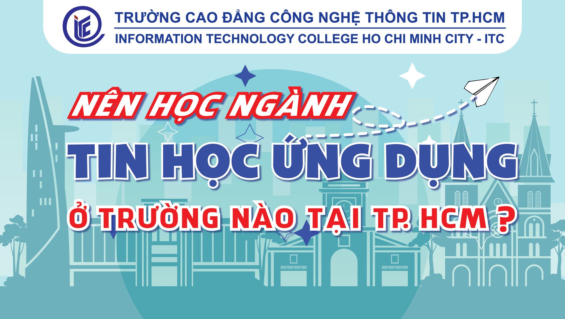 Học ngành Tin học ứng dụng ở trường nào tại TP.HCM?