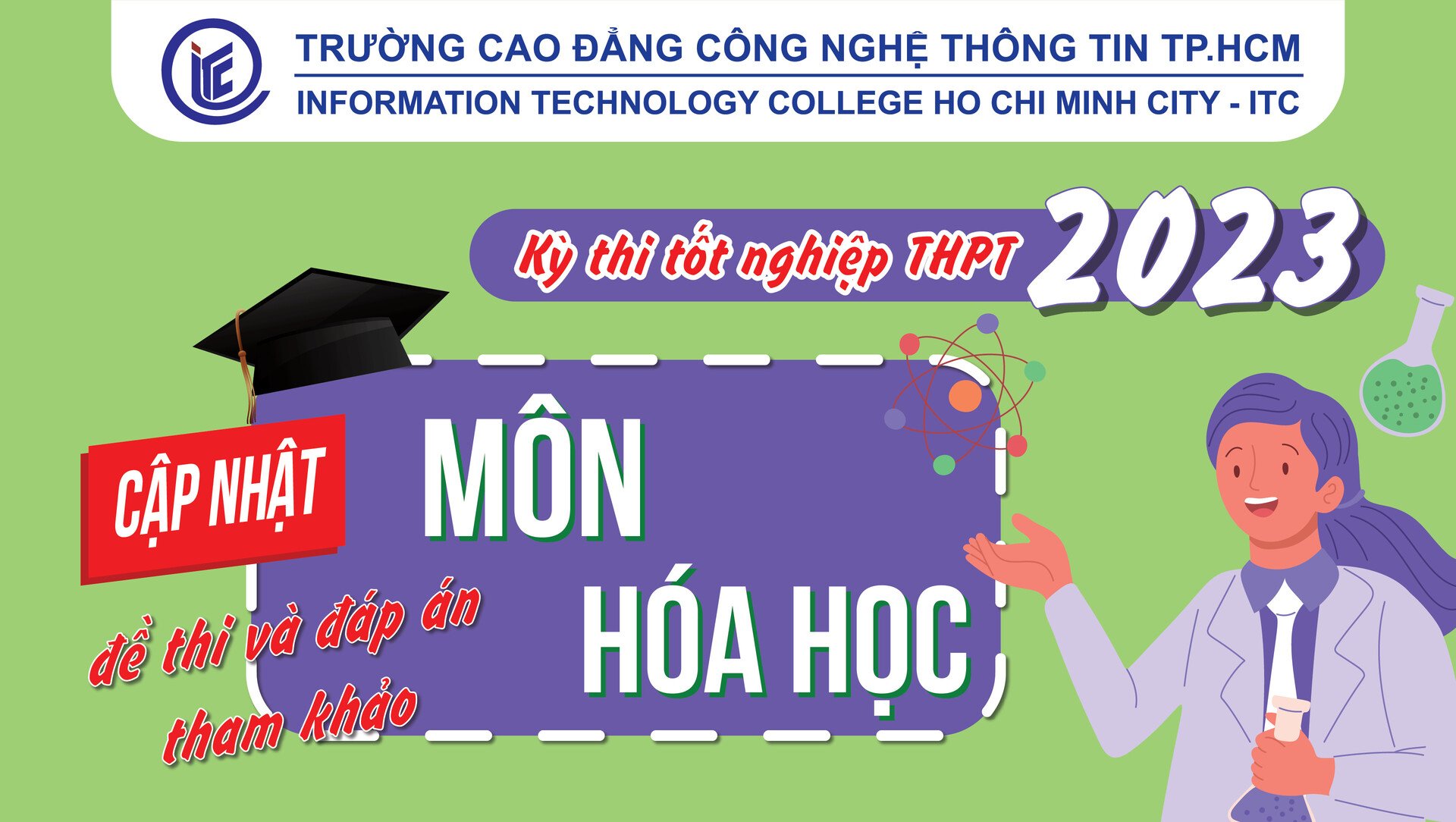 Cập nhật đề thi và đáp án tham khảo môn Hóa học kỳ thi THPT QG 2023