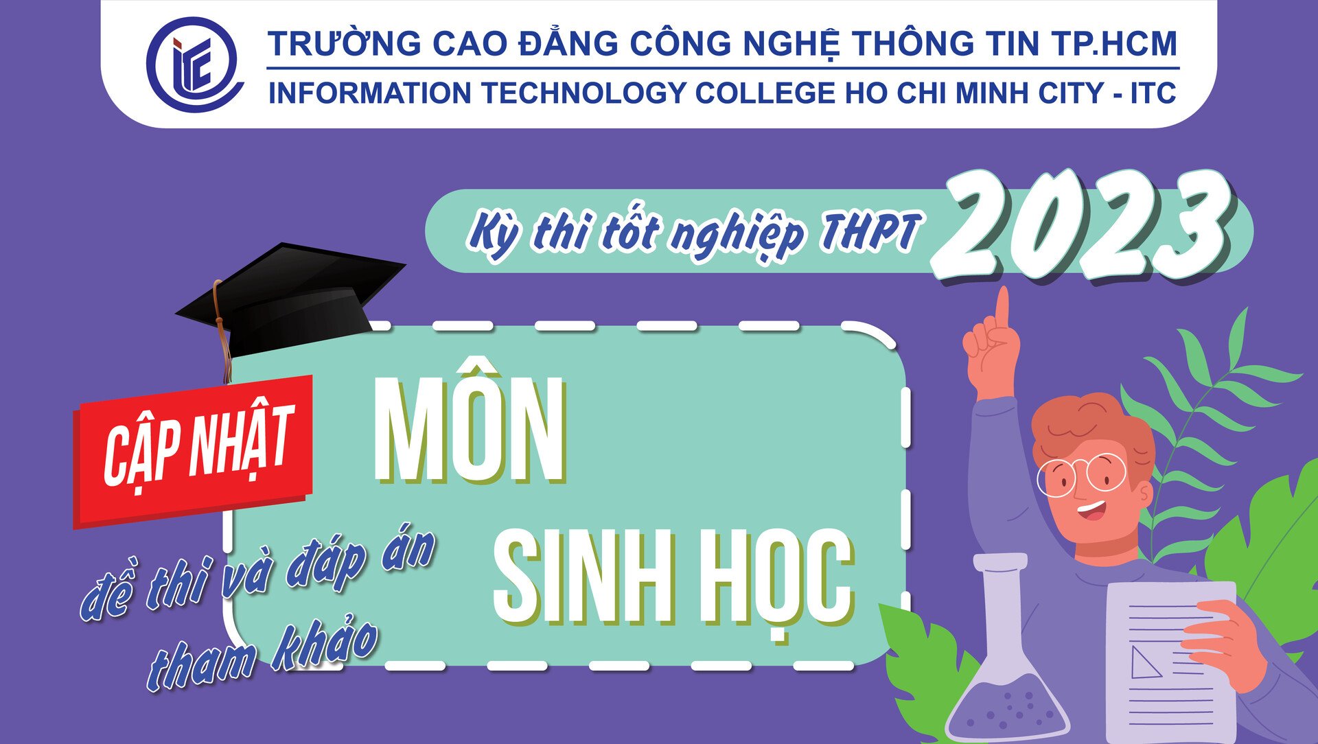 Cập nhật đề thi và đáp án tham khảo môn Sinh học kỳ thi THPT QG 2023