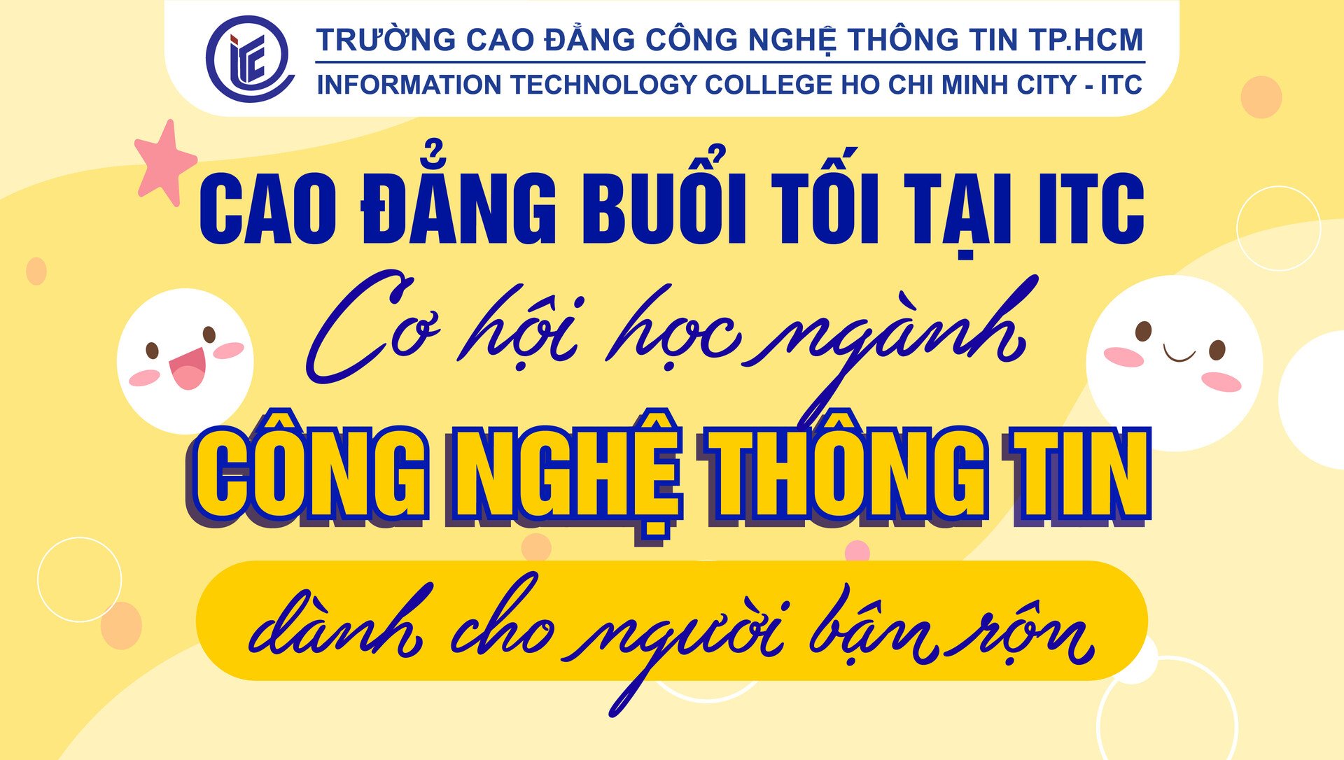 Cao đẳng buổi tối tại ITC: Cơ hội học ngành Công nghệ thông tin cho người bận rộn