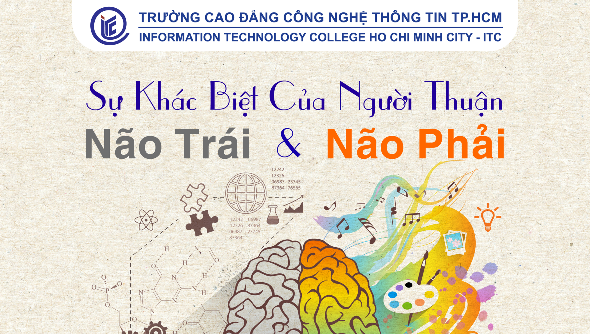 Sự khác biệt của người thuận não trái và não phải