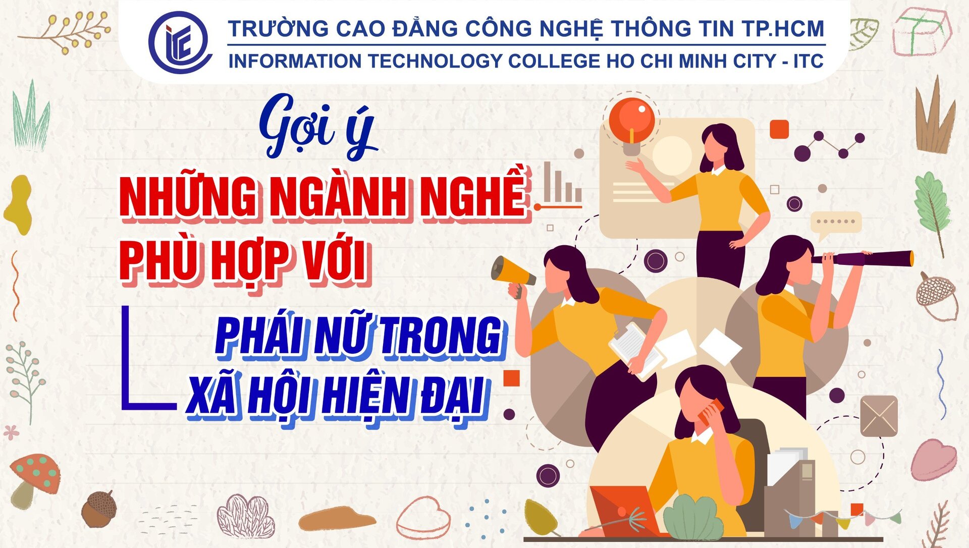 Gợi ý những ngành nghề phù hợp với phái nữ trong xã hội hiện đại